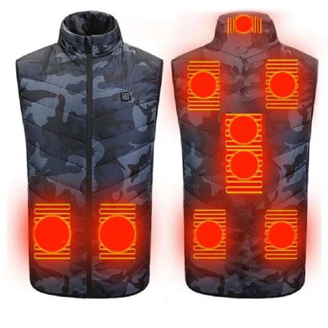 VESTE GYLET CHAUFFANTE ÉLECTRIQUE 11 ZONES