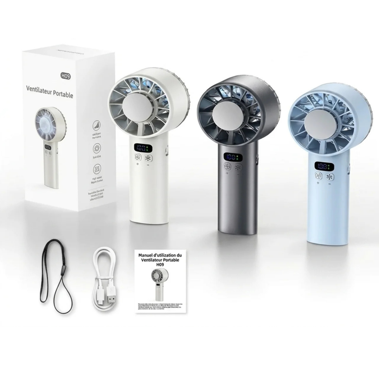 Ventilateur Glacé Portable USB