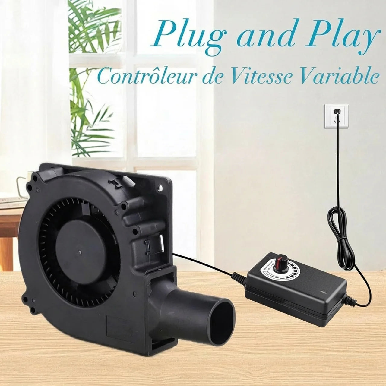 Ventilateur BBQ Allumage Rapide