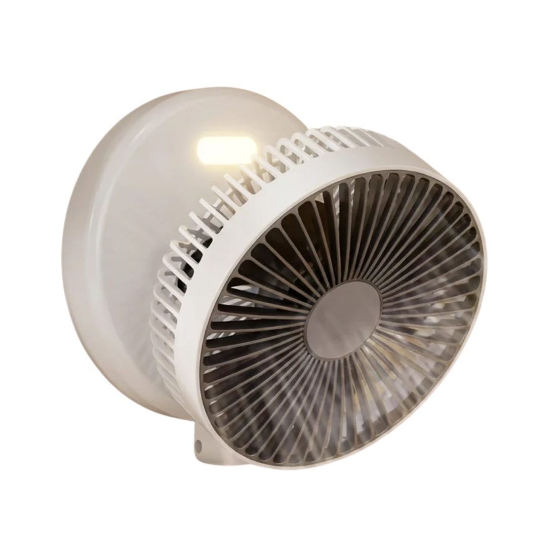 Ventilateur Pliable Mural Sans Perçage de Bureau avec Veilleuse & Aromathérapie