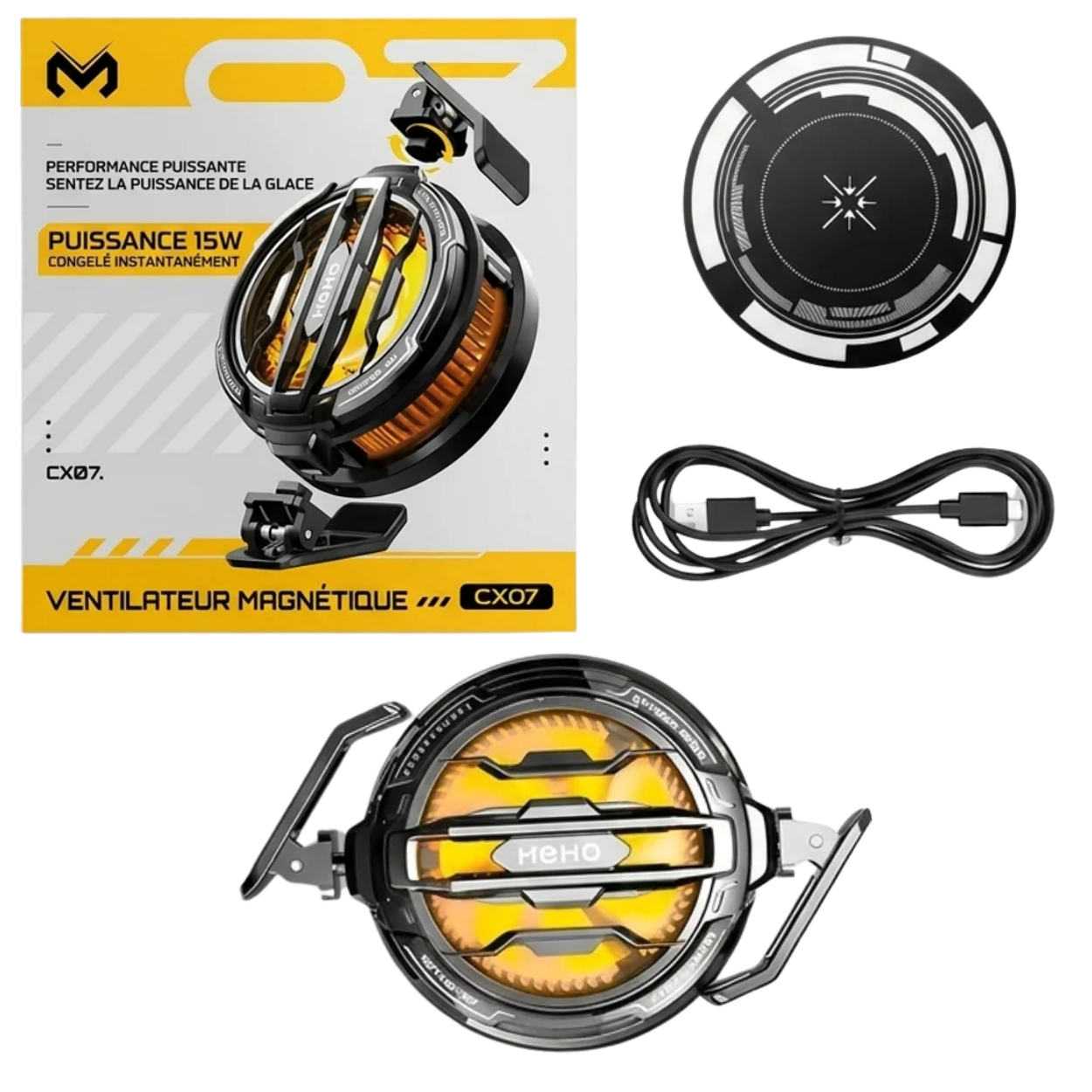 Ventilateur Refroidisseur Smartphone Magnétique Radiateur Gaming pour iPhone & Android