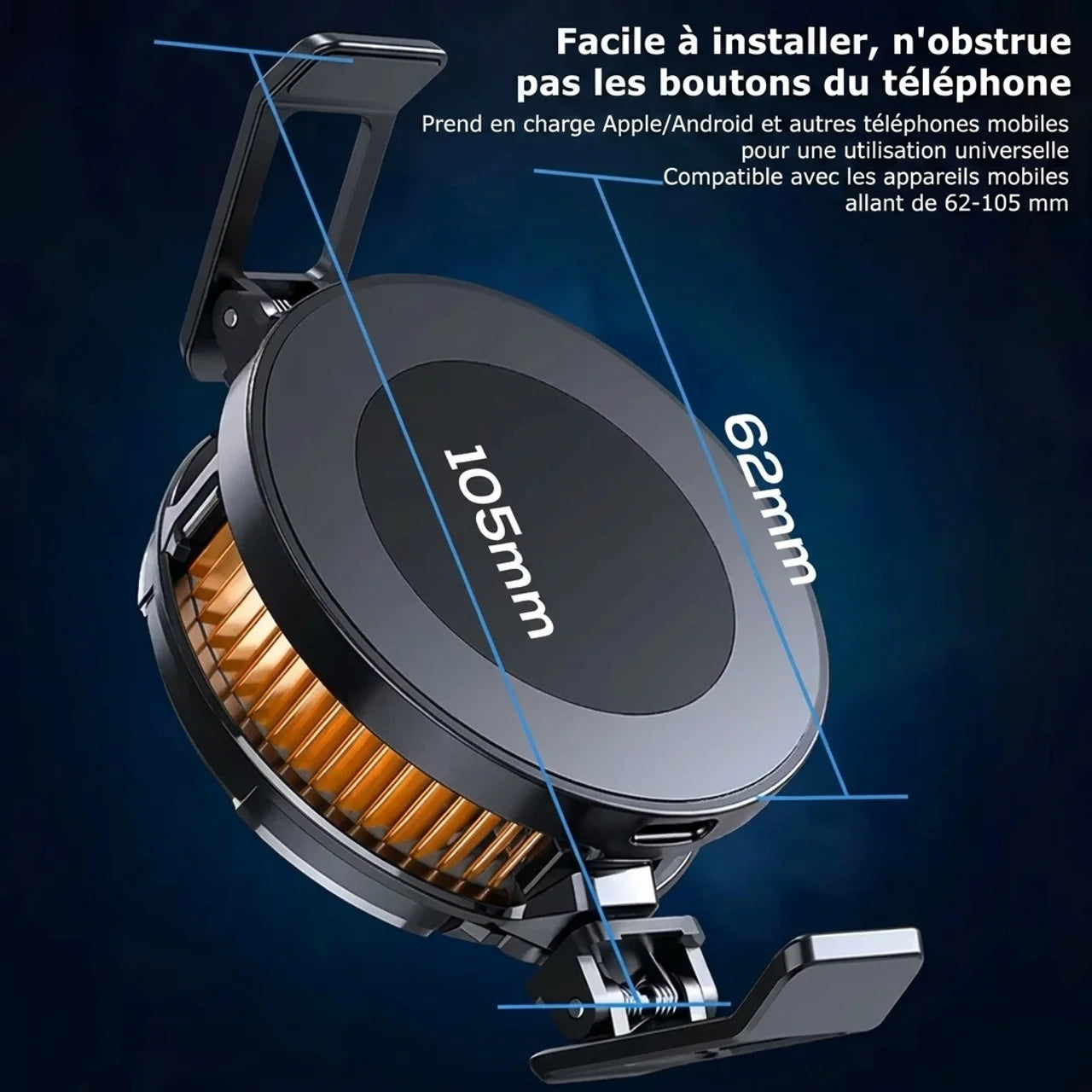 Ventilateur Refroidisseur Smartphone Magnétique Radiateur Gaming pour iPhone & Android