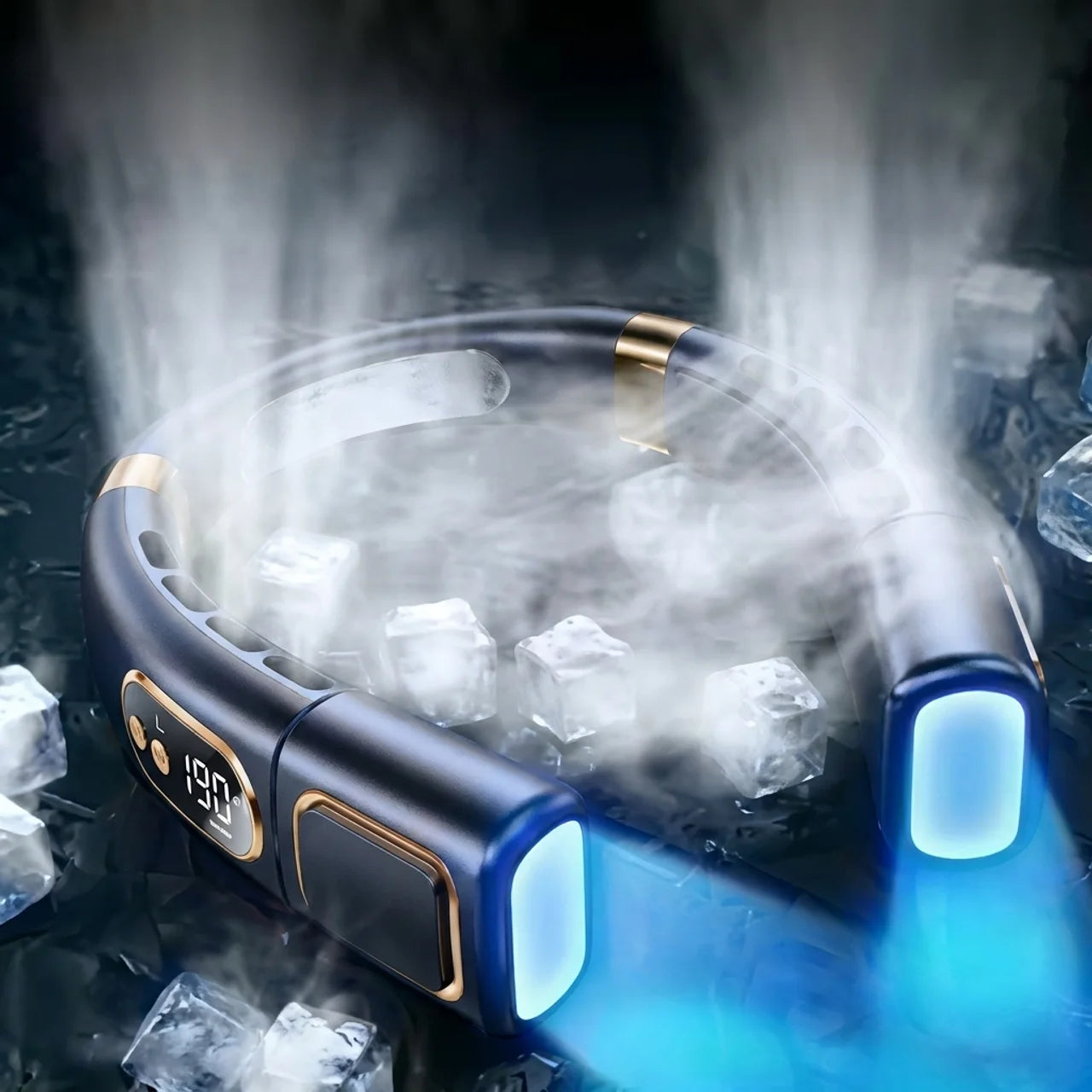 Ventilateur de Cou Portable Sans Pales