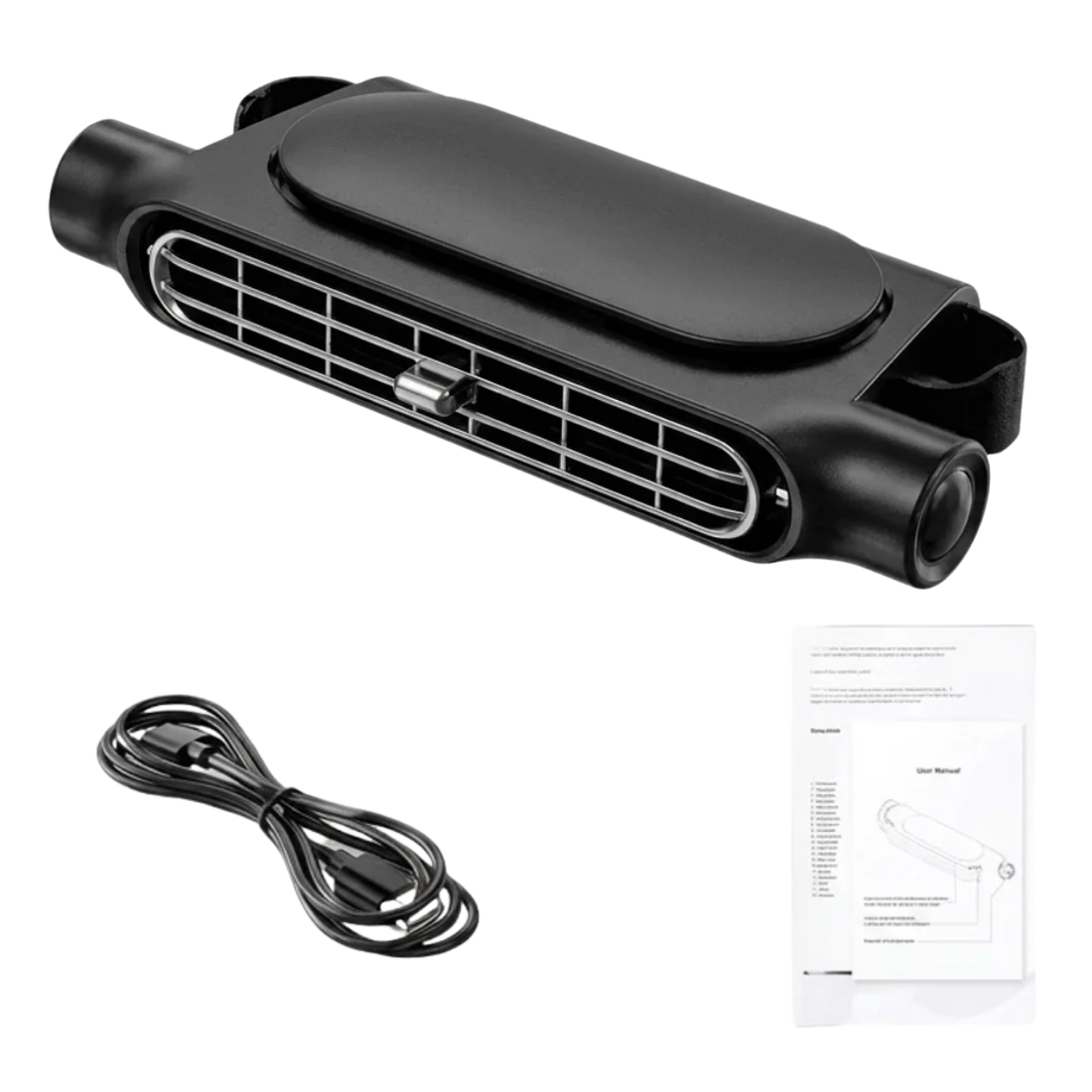 Ventilateur de Siège de Voiture Rechargeable Refroidisseur pour Appui-Tête