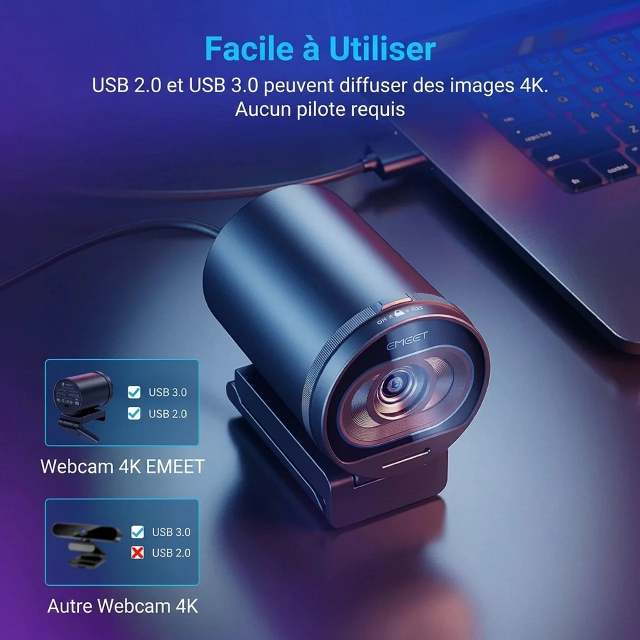 Webcam 4K Pro Autofocus