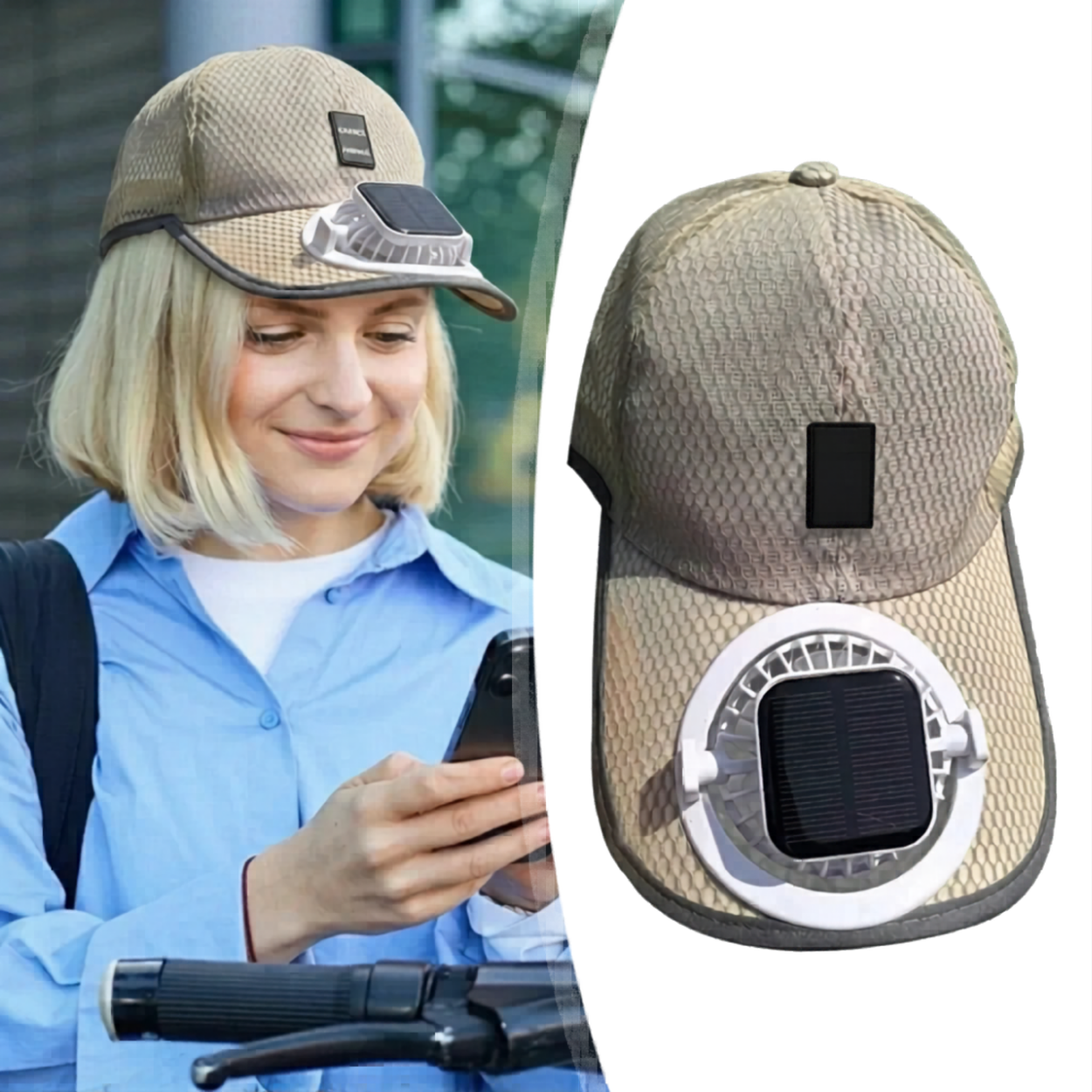 Casquette Ventilateur Solaire