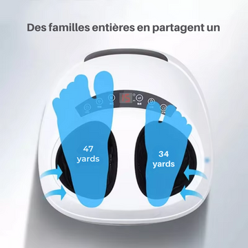masseur de pieds à drainage lymphatique