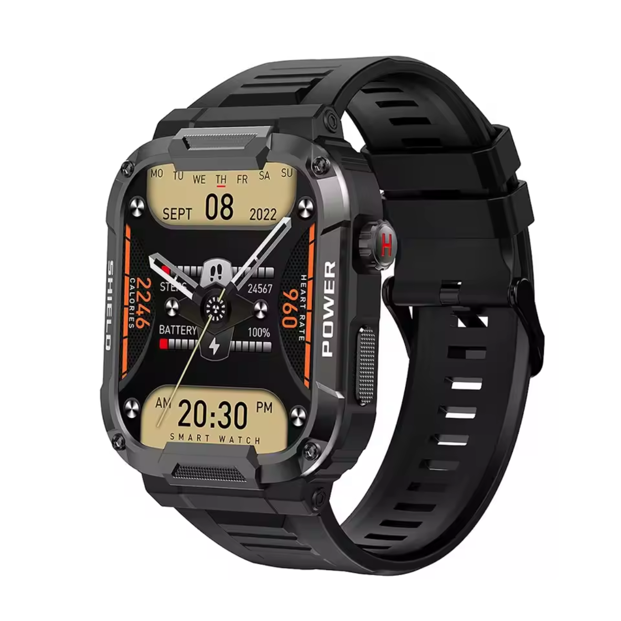Smartwatch MK66 - Résistance - Technologie et Style en Un Seul Geste