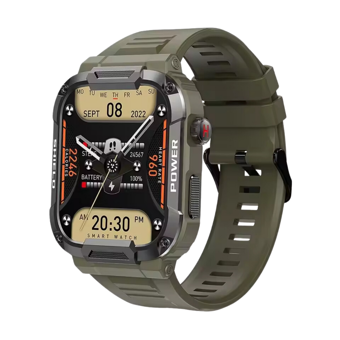 Smartwatch MK66 - Résistance - Technologie et Style en Un Seul Geste