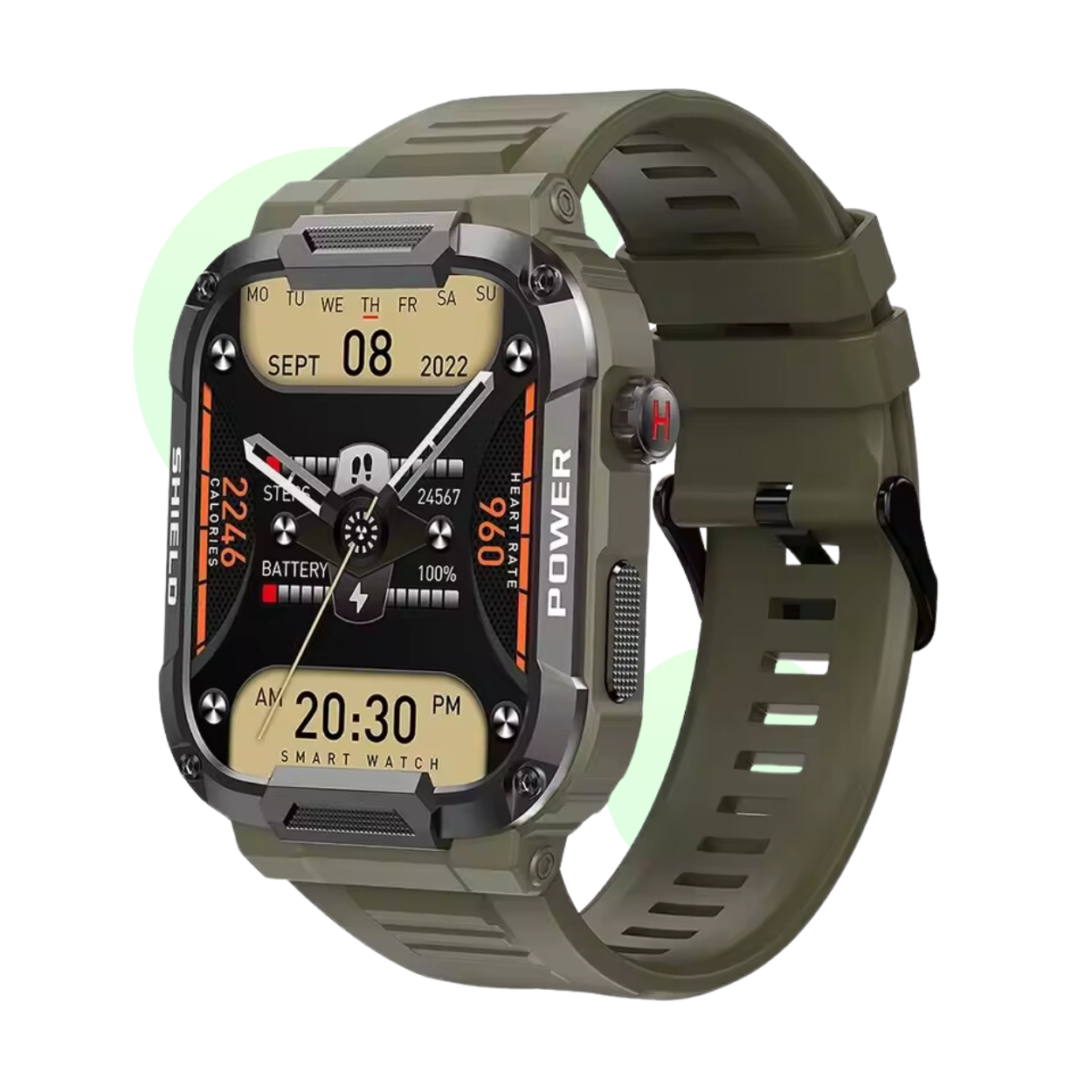 Smartwatch MK66 - Résistance - Technologie et Style en Un Seul Geste
